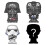 Funko Bitty POP Star Wars Darth Vader 4-Pack - Mini 0.9-inch Vinyl Figures Includes a Mystery Bitty Pop! 2