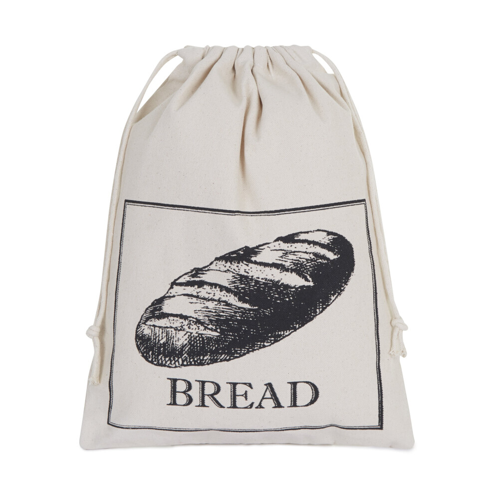 Bread Storage Bag Keeps Fresh Longer Loaf Rolls Drawstring Top