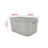 Abbaware Pack of 5 Plastic Storage Baskets with Handle ? Kitchen Organiser Storage Box, Cupboard Storage Boxes, Home & Kitchen Storage Basket (Grey) 2