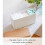 Yamazaki Storage Box, steel Wood, White, Standard Size 4