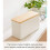 Yamazaki Storage Box, steel Wood, White, Standard Size 5