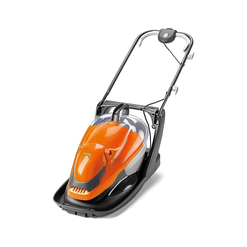 Flymo EasiGlide Plus 300V Hover Collect Lawn Mower - 1700W Motor, 30cm Cutting Width, 20 Litre Grass Box, Folds Flat, 10m Cable Length