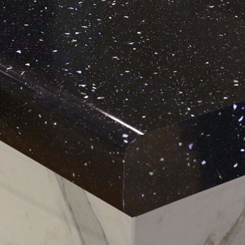 Black Sparkle Kitchen Worktop 30mm x 2000mm x 600