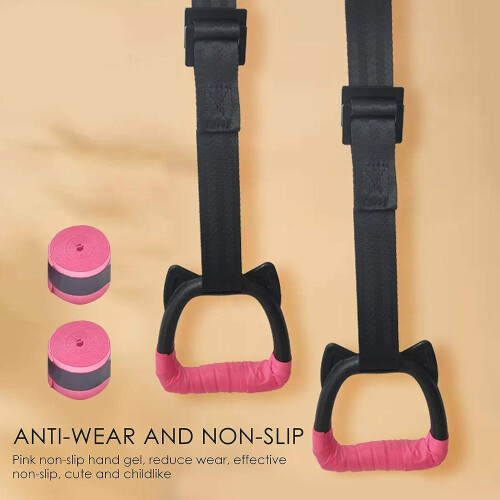 Gymnastic Rings Safety Straps, For Kids 2