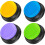 4Pcs Dog Button Pet Communication Button Pet Training Buzzer Battery Operated Recordable Small Clear Talking Button Button 2