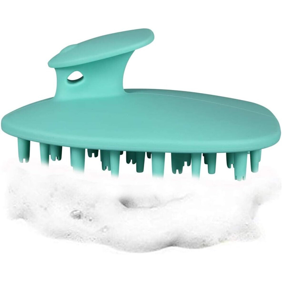 Yadong Green Scalp Massage Shampoo Brush Silicon (Green)