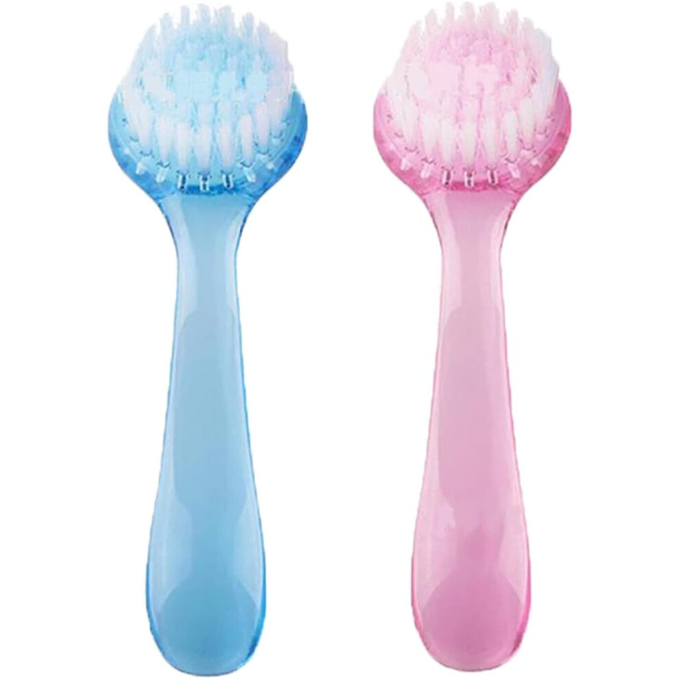Yadong Body Scrub Brush,Nail Cleansing Brush For Exfoliator, Facial Brush Body Deep Cleaning Hard Skin (Relatively Hard One)2Pcs