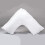 Slumberdown (Medium Pillow, 1 Pack) Slumberdown V Shape Pillow UK Made 2
