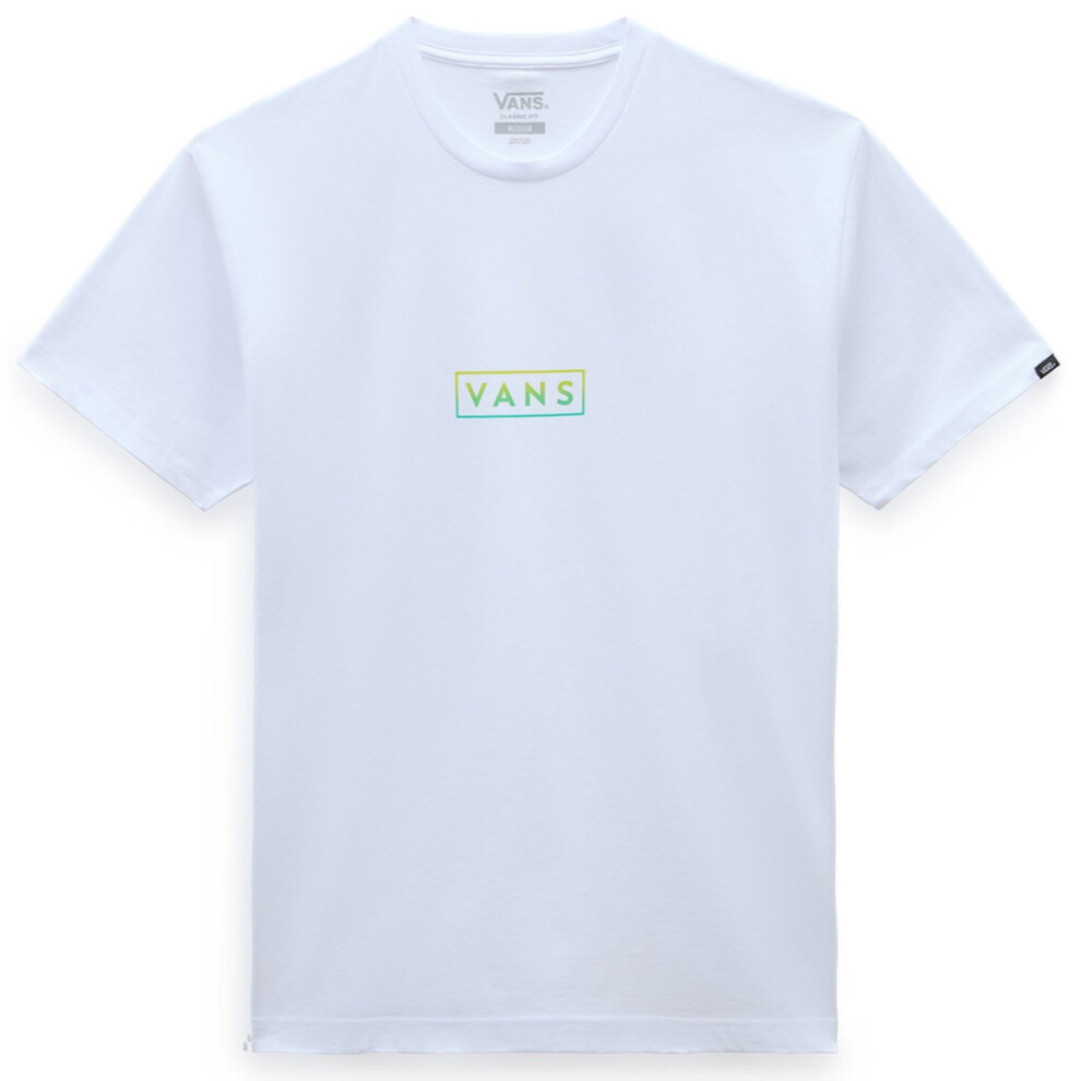 (VANS MN CLASSIC EASY BOX T Shirt White M) Vans Mens Classic Easy Box T shirt