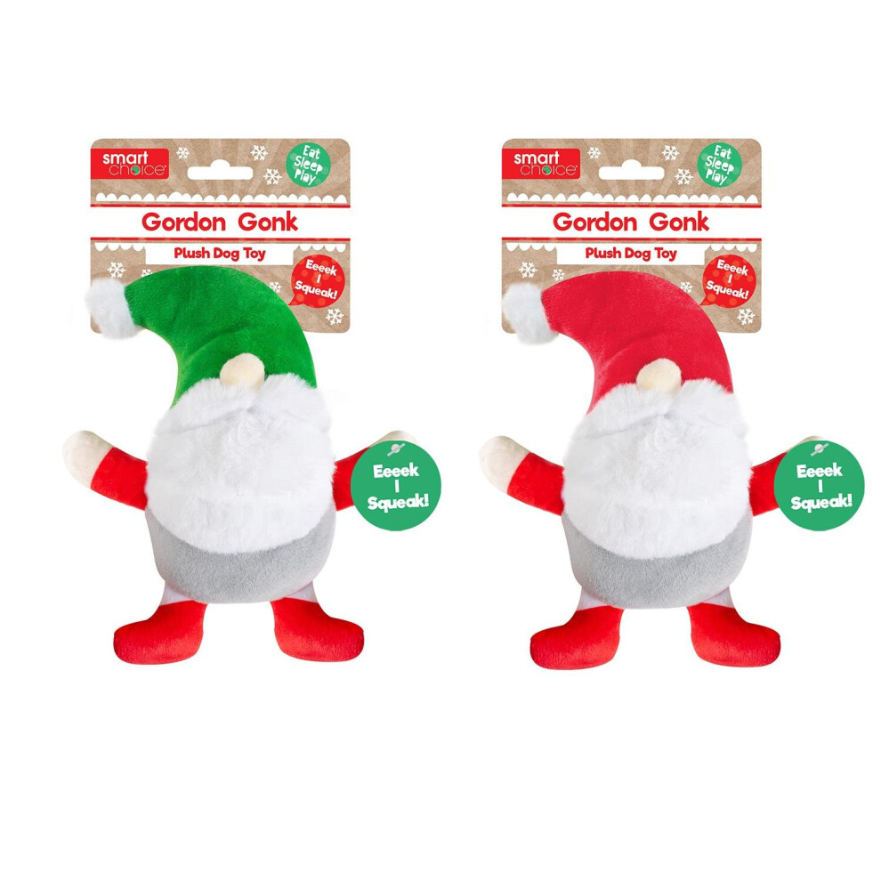 Yöl Christmas Gonk Plush Cuddly Toy Squeaky Dog Puppy