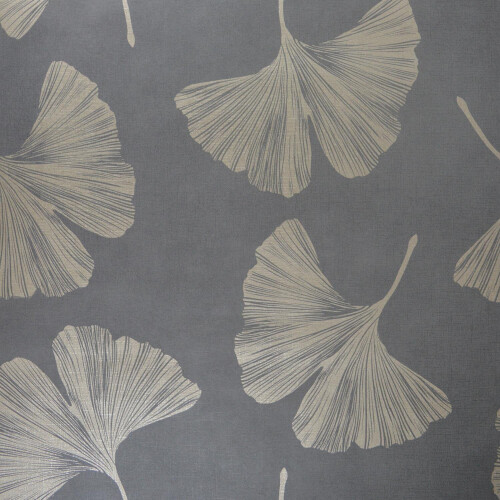 Arthouse Arthouse Ginkgo Leaf Mocha Wallpaper Metallic Gold Effect Modern Vinyl