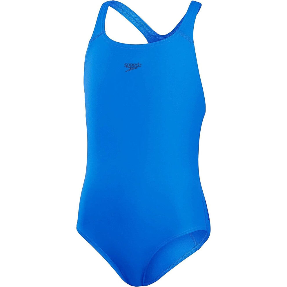 Speedo Girls Swimsuit Shoulder Straps Comfortable Secure Fit Swimming Costume