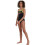 Speedo Speedo Mädchen Spaghettiträger Einteiliger Badeanzug - Schwarz 4
