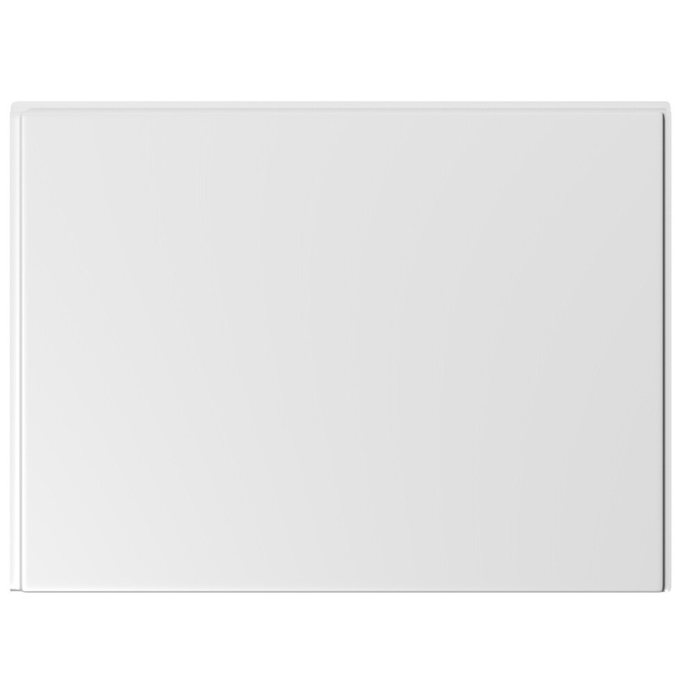 NRG White 800mm Acrylic End Bath Panel for Bathroom Soaking Bathtub