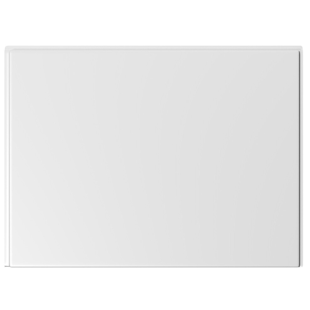 Nrg 800Mm Acrylic End Bath Panel For Bathroom Soaking Bathtub White