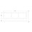 NRG NRG Traditional Bathroom 1700mm Bath MDF Front Panel - Matte Grey 3