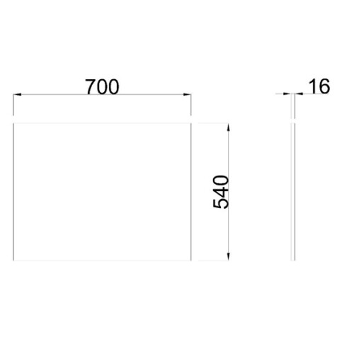 NRG NRG L Shaped End Bath Panels for Bathroom Soaking Bathtub Walnut 700mm 2