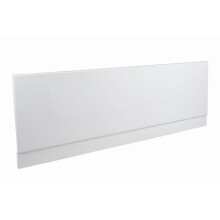 NRG Gloss White 1800mm Moisture Resistant Wood MDF Front Bath Panel for Bathroom Soaking Bathtub