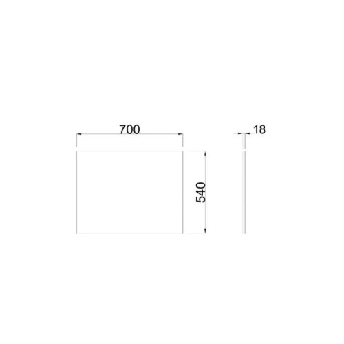 NRG NRG Modern Bathroom L Shaped Bath Panels MDF End Bath Panel 700mm Gloss Grey 2