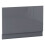 NRG NRG Bath Panel Bathroom Moisture Resistant Wood MDF End Bath Panels Gloss Grey 800mm 2