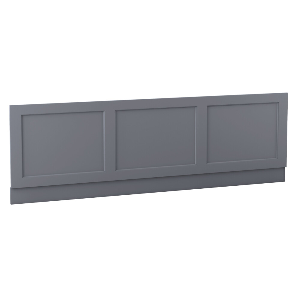 Nrg Traditional Bathroom 1800Mm Bath Mdf Front Panel - Matte Grey