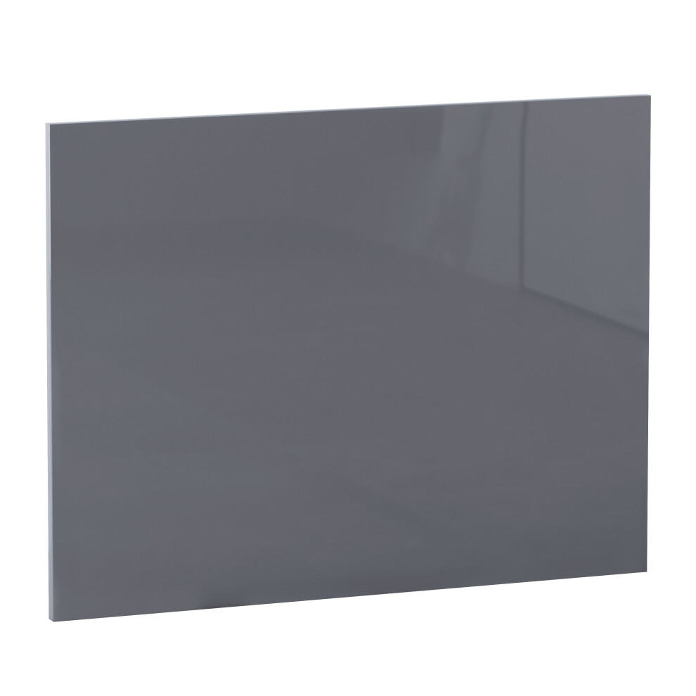 NRG Modern Bathroom L Shaped Bath Panels MDF End Bath Panel 700mm Gloss Grey