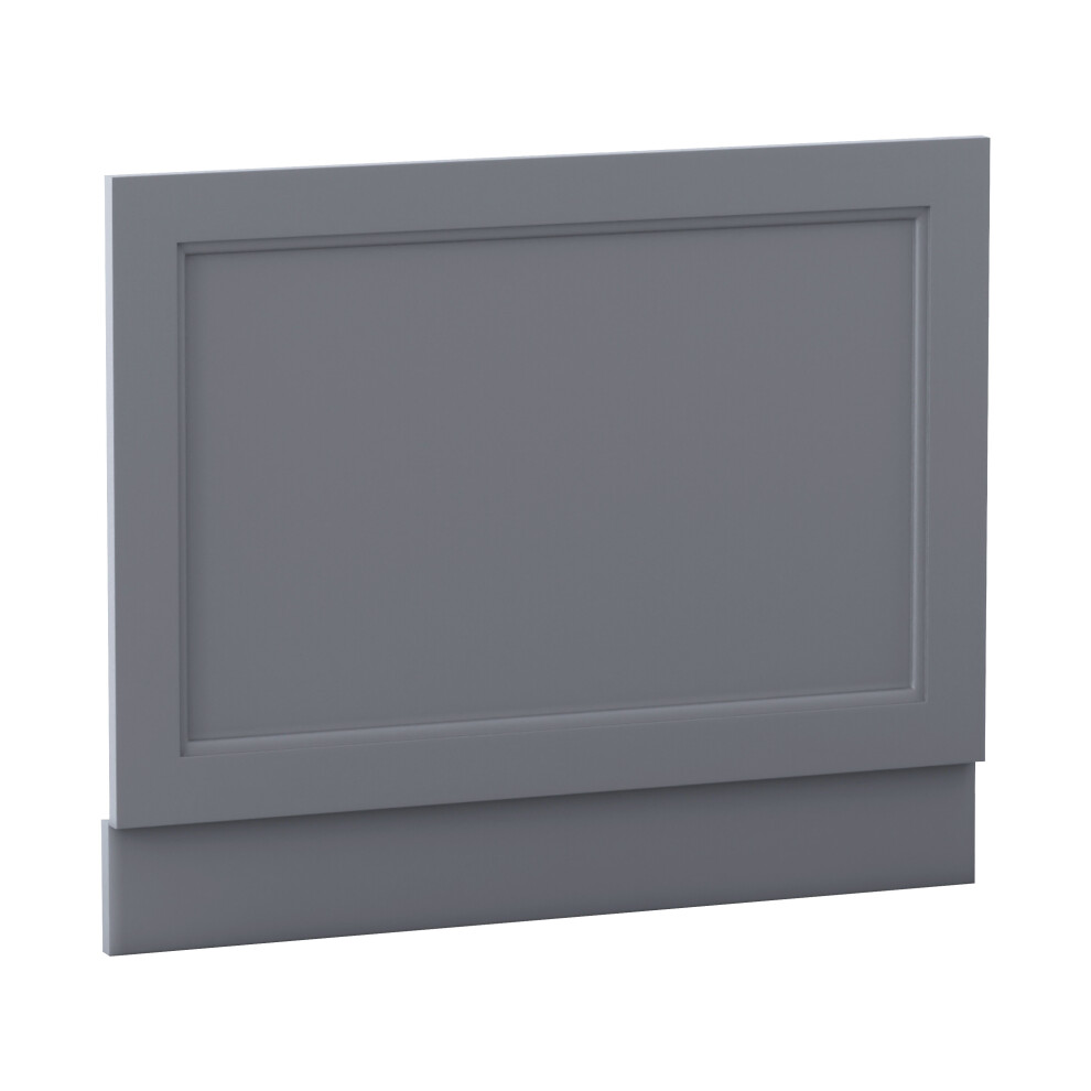 Nrg Traditional Bathroom 700Mm Bath Mdf End Panel - Matte Grey