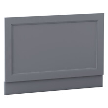NRG Traditional Bathroom 800mm Bath MDF End Panel - Matte Grey