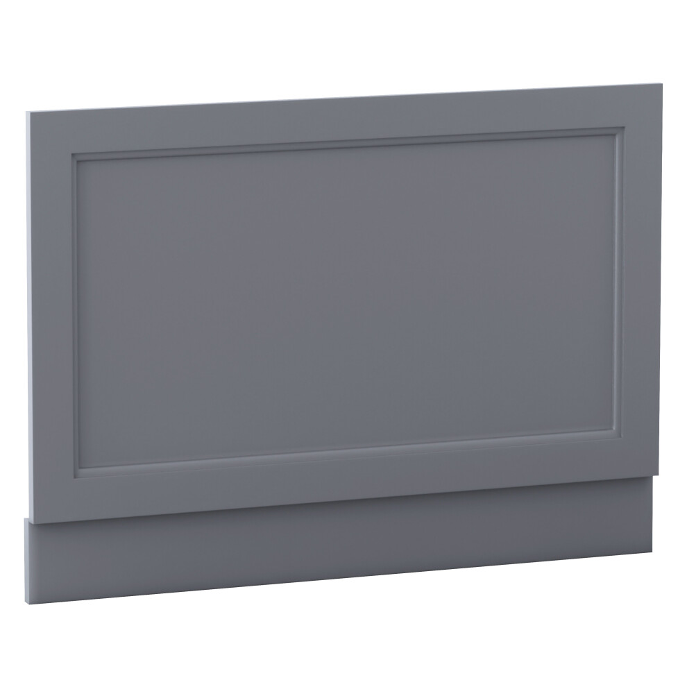 Nrg Traditional Bathroom 800Mm Bath Mdf End Panel - Matte Grey