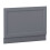NRG NRG Traditional Bathroom 750mm Bath MDF End Panel - Matte Grey 1