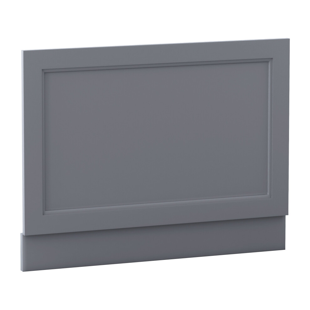 Nrg Traditional Bathroom 750Mm Bath Mdf End Panel - Matte Grey