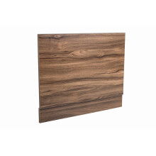 NRG Modern Bath End Panels for Bathroom Soaking Bathtub Walnut 700mm
