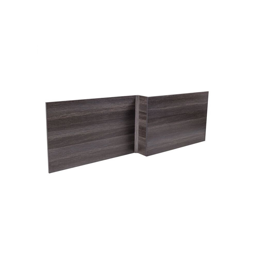 Nrg L Shaped Front Bath Panels For Bathroom Soaking Bathtub Calm 1700Mm Grey