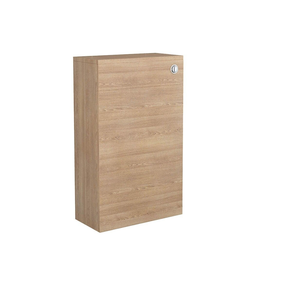 NRG 500mm Light Oak Toilet Back To Wall WC Unit Bathroom Furniture