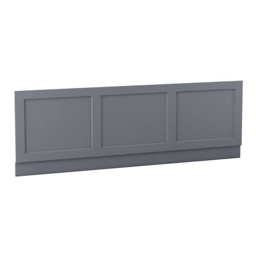 NRG NRG Traditional Bathroom 1700mm Bath MDF Front Panel - Matte Grey 1