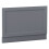 NRG NRG Traditional Bathroom 800mm Bath MDF End Panel - Matte Grey 2