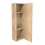 NRG NRG 1200mm Light Oak Effect Wall Mounted Tall Bathroom Storage Unit 3
