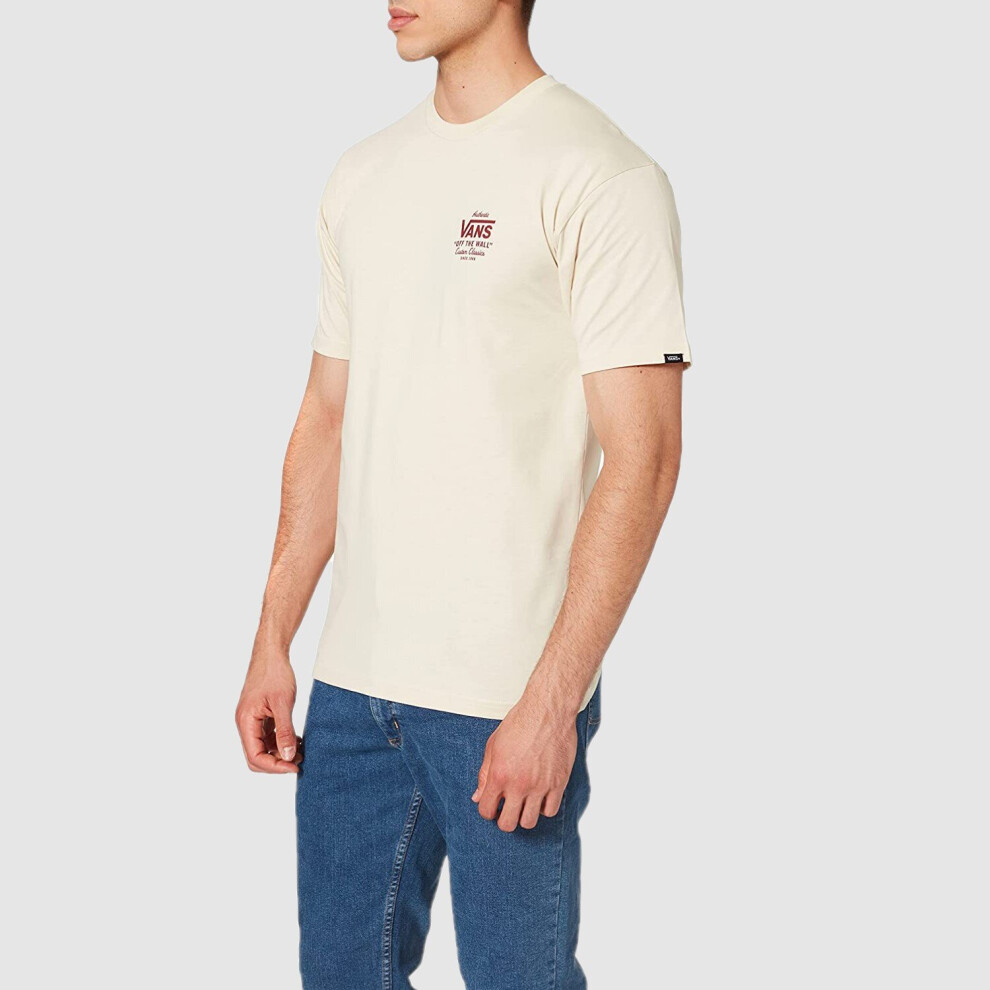 Vans (Beige, S) Mn Holder St Classic Mens T Shirt Cream