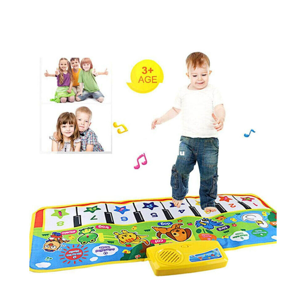 Rywolt Gift Kids Toy Touch Play Learn Singing Piano Keyboard Music Carpet Blanket Mat