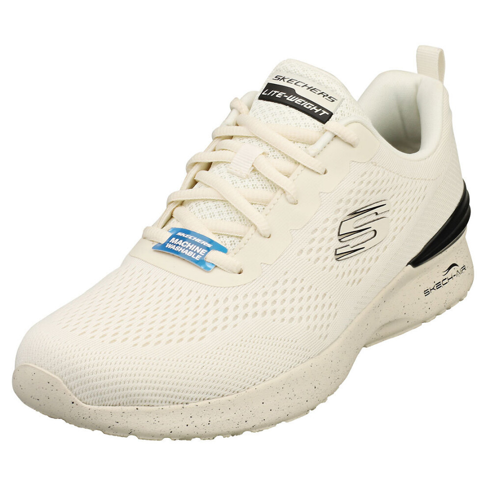 (4) Skechers Skech-air Dynamight Vegan Womens Fashion Trainers in Natural Black