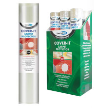 Bond It Cover-It Carpet Protector - Clear 625mm x 25m