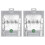 12 Make Your Own Christmas Crackers Silver&White Personalised Xmas 1