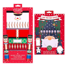Set Of 12 Make Your Own Christmas Crackers Gonks Fill Your Own