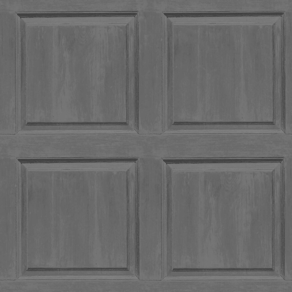 Arthouse Artistick Washed Wood Panel Charcoal Wallpaper Modern Self Adhesive