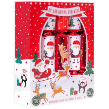 10 Festive Family Santa Christmas Crackers Kids Game Xmas Dinner Celebration