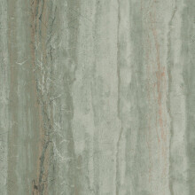Debona Vertical Marble Green Wallpaper Metallic Silver Effect Textured Modern