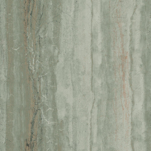 DEBONA Debona Vertical Marble Green Wallpaper Metallic Silver Effect Textured Modern