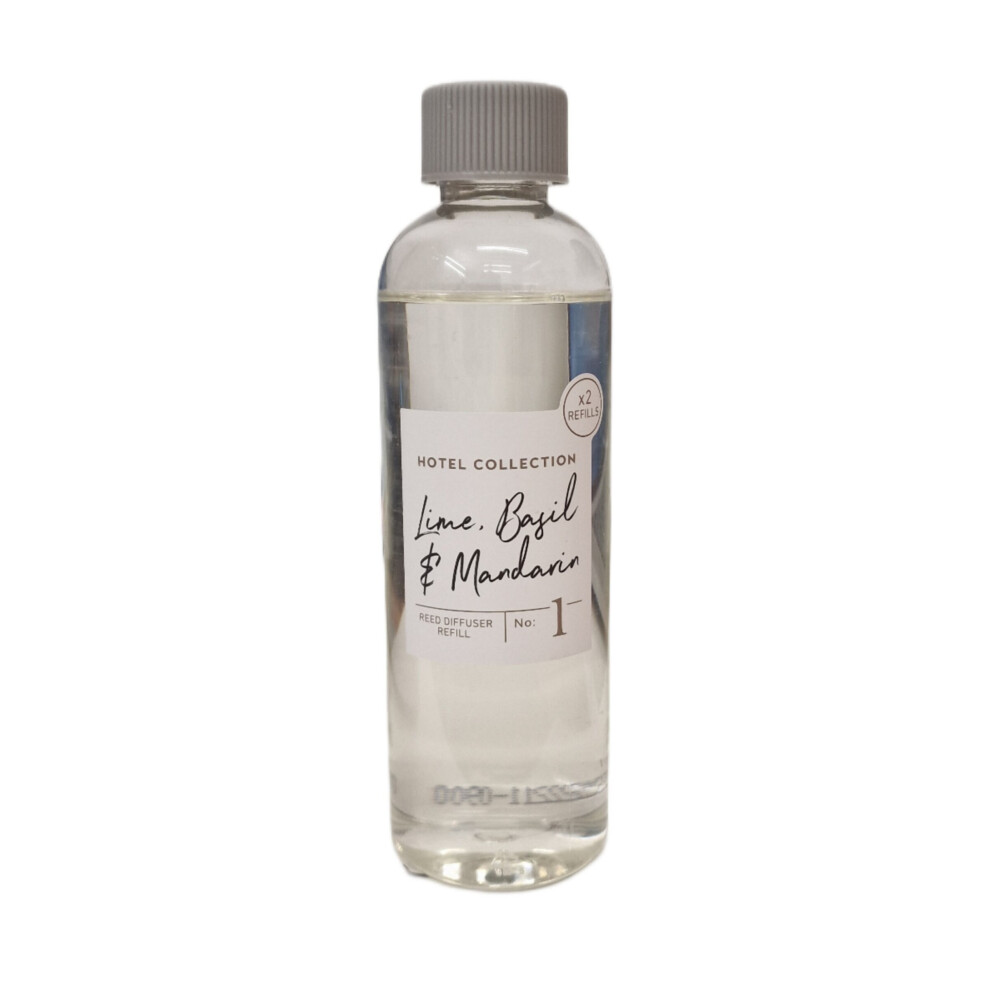 Hotel Collection Reed Diffuser Refill No.1 - Lime, Basil & Mandarin Scent - 200Ml