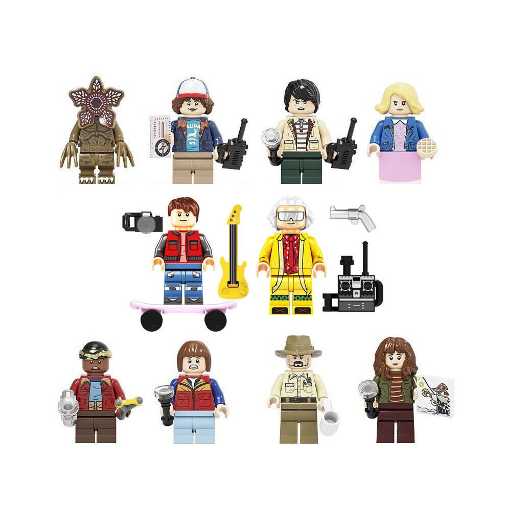 Xurikcoo Stranger Things Minifigures Building Blocks Toy For Children Fit Lego