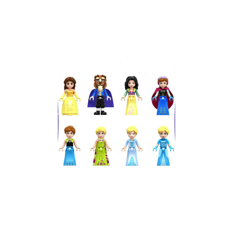 New Xurikcoo (Style A 8Pcs) 24Pcs Beauty And The Beast Minifigures Toys Fit Lego